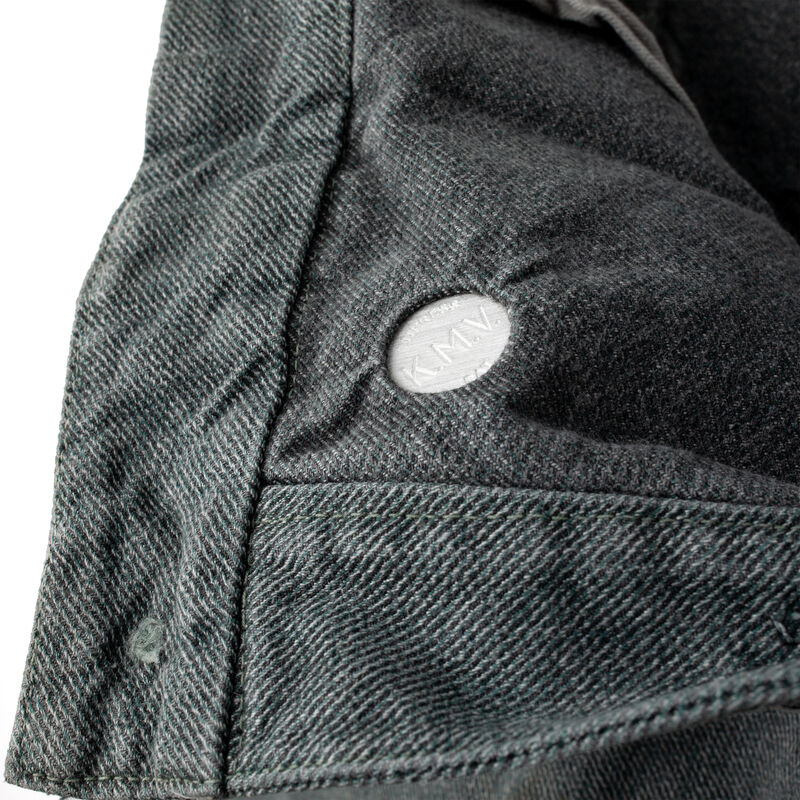 Swiss Denim Pants w/Button Cuffs, , large image number 4